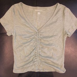 Size MEDIUM Cropped/Cinched T Shirt
